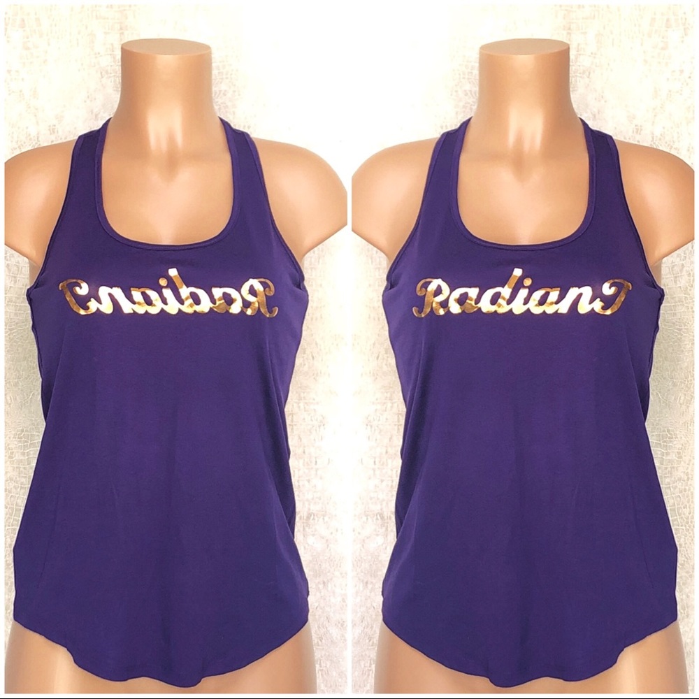 💜 De Vos Fashion Tank Top with mirror message